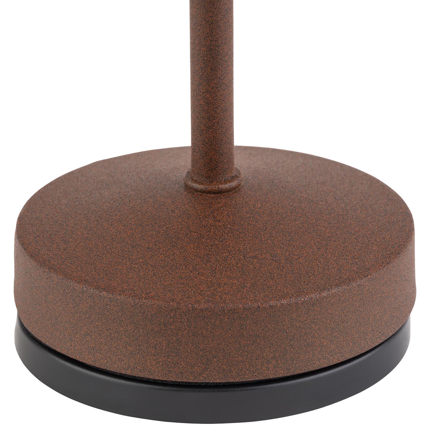 lampa stolná ALVA, kov, hnedá, priemer. 8 cm, v. 20 cm