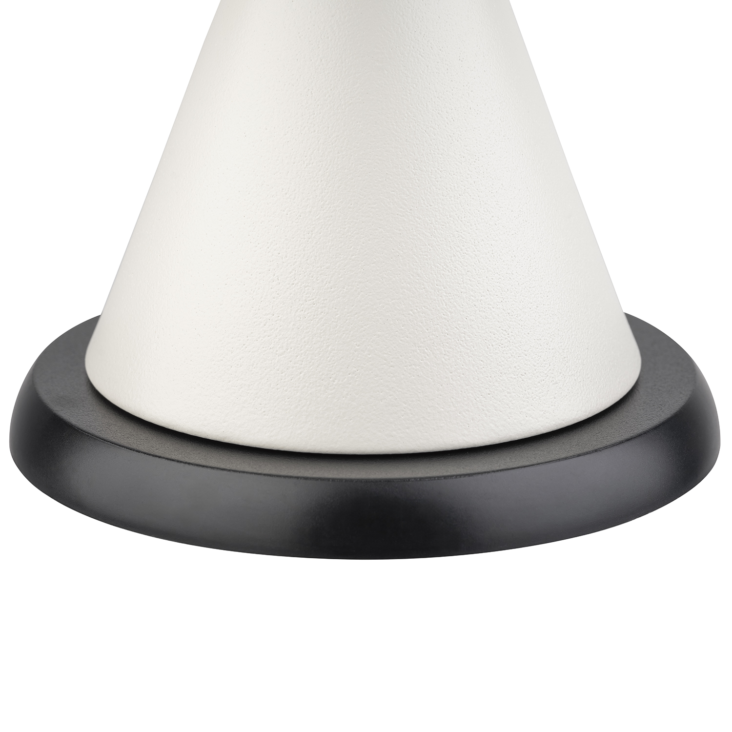 lampa stolná CONE MINI, kov, biela, priemer. 13 cm, v. 11,5 cm
