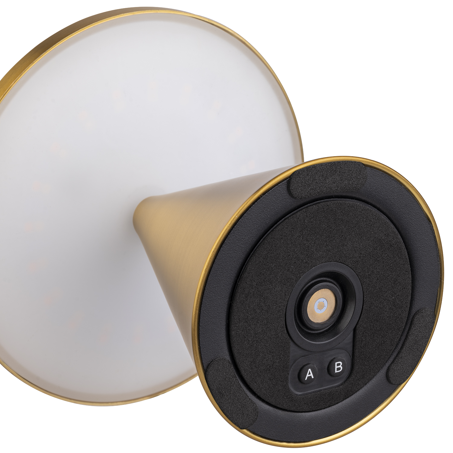 Tischleuchte -CONE MINI- O 13 cm, h: 11,5 cm metal, colour: gold 1x LED 1,0 W / 100 lm