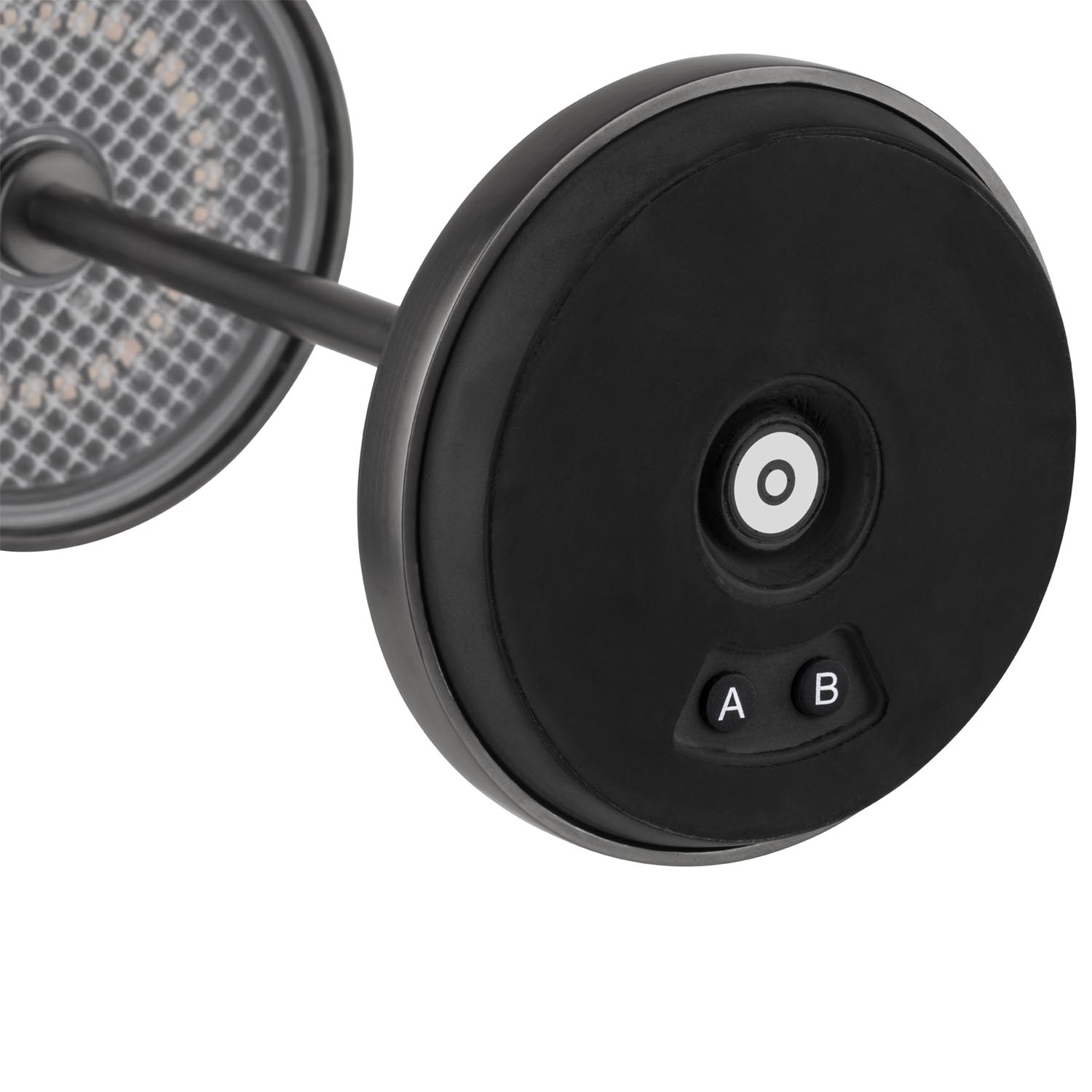 lampa stolná JOSEF MINI, kovový vzhľad, priemer. 8 cm, v. 20,5 cm