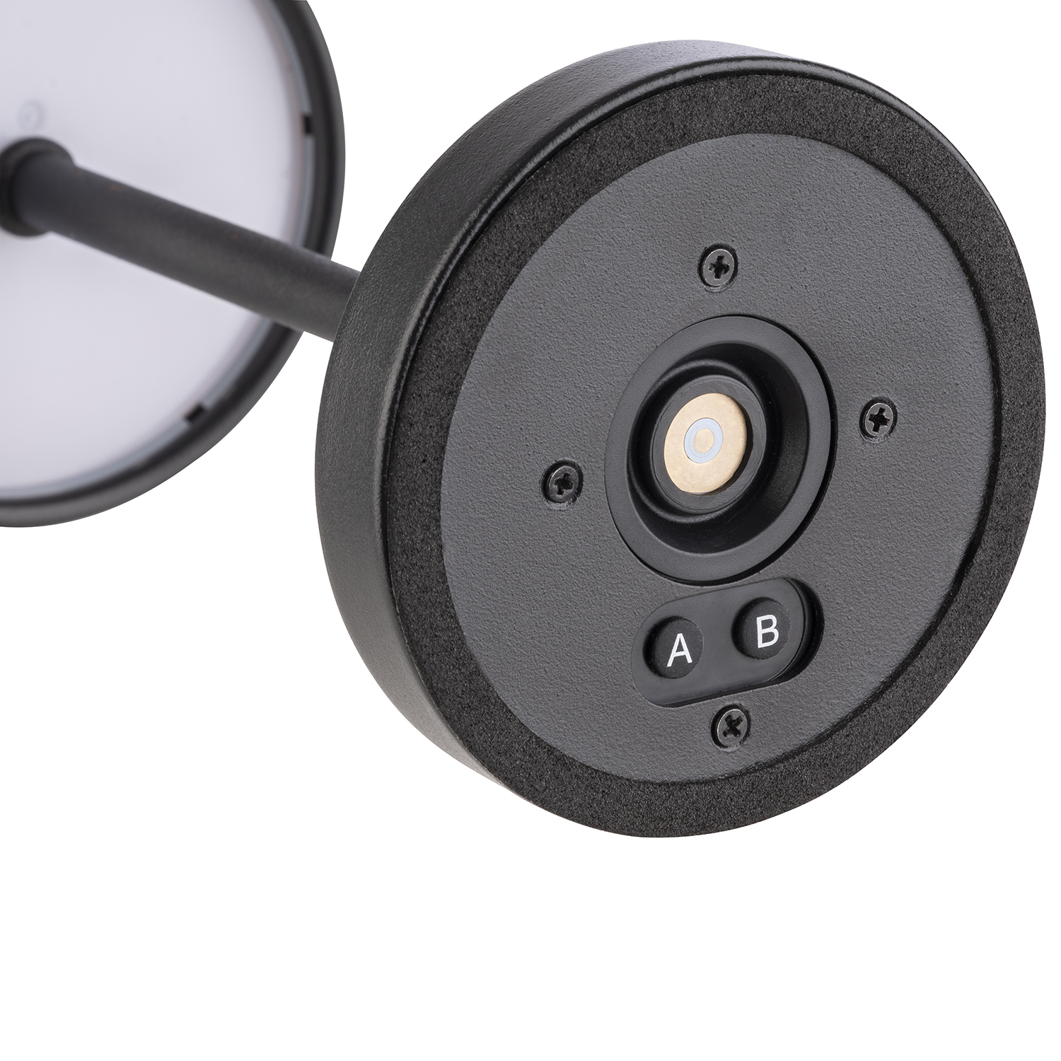 lampa stolná MERLE MICRO, kov, čierna, priemer. 8 cm, v. 20 cm