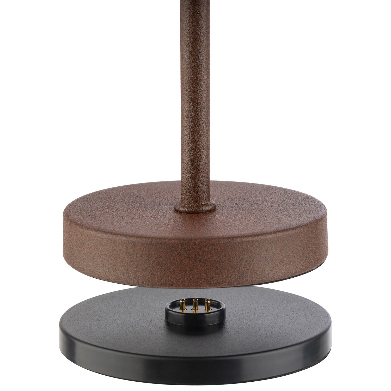 lampa stolná MERLE MICRO, kov, hnedá, priemer. 8 cm, v. 20 cm