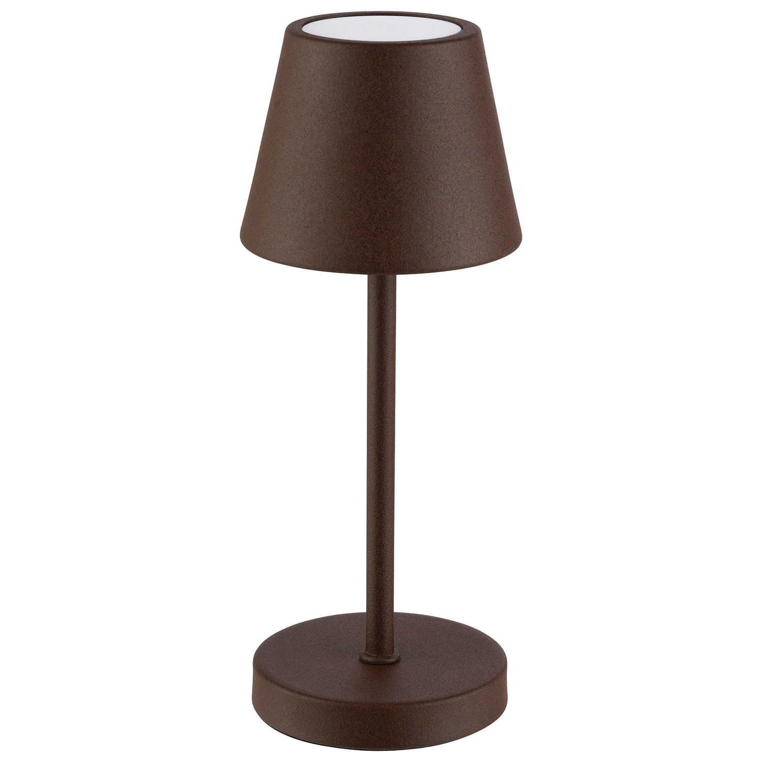 lampa stolná MERLE MICRO, kov, hnedá, priemer. 8 cm, v. 20 cm