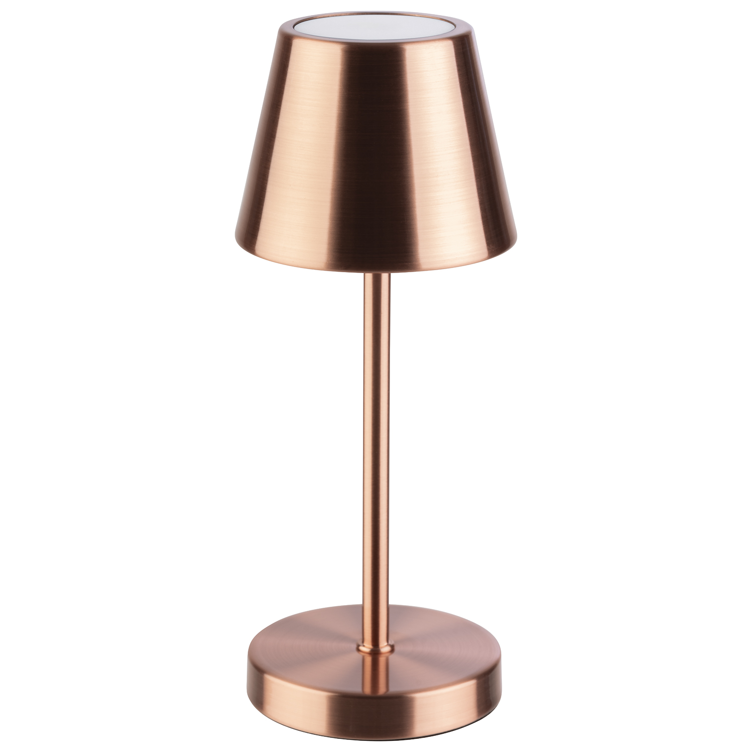 lampa stolná MERLE MICRO, kov, medená, priemer. 8 cm, v. 20 cm