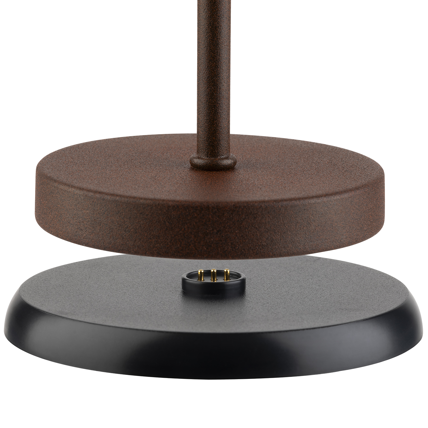lampa stolná MERLE MINI, kov, hnedá, priemer. 9 cm, v. 25 cm