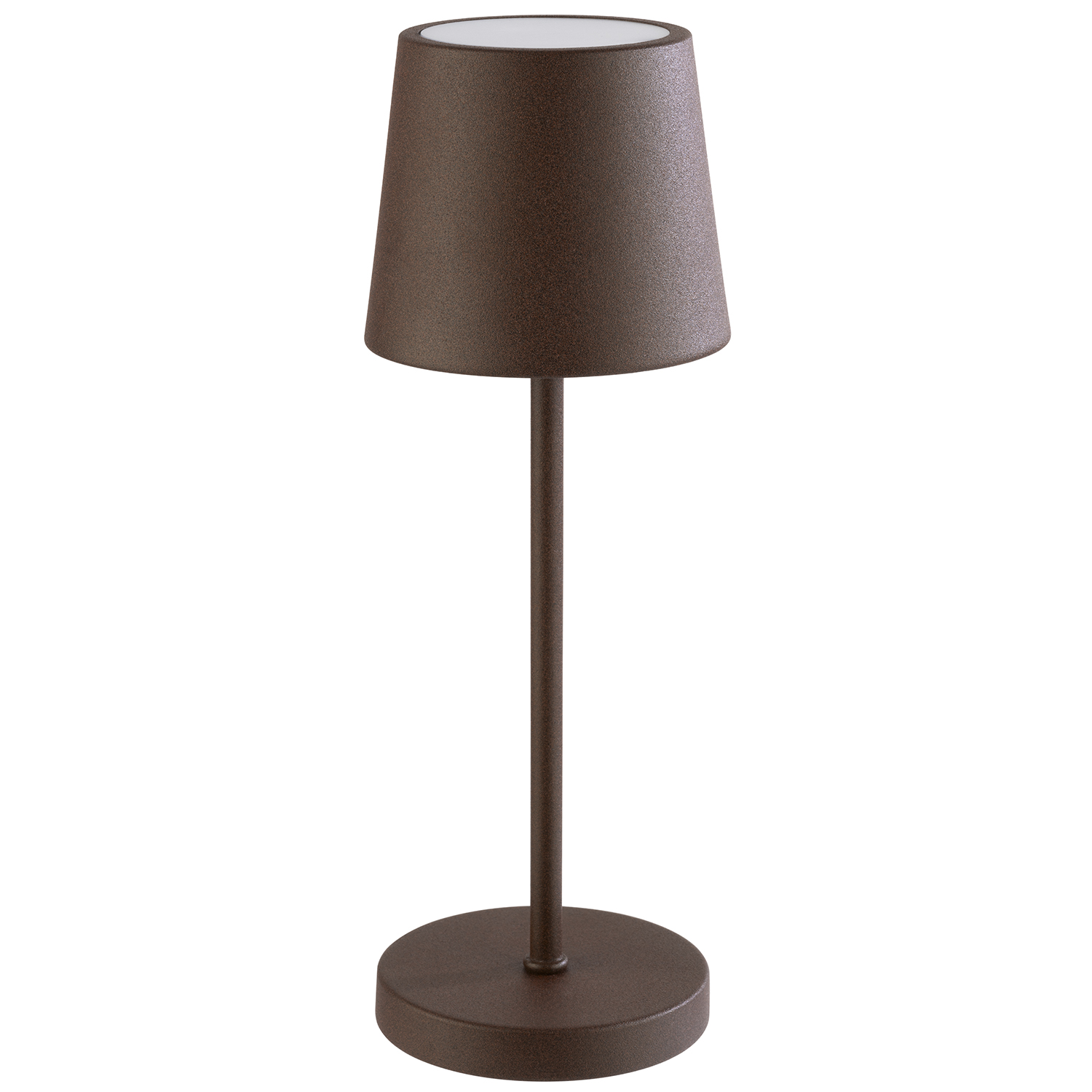 lampa stolná MERLE MINI, kov, hnedá, priemer. 9 cm, v. 25 cm