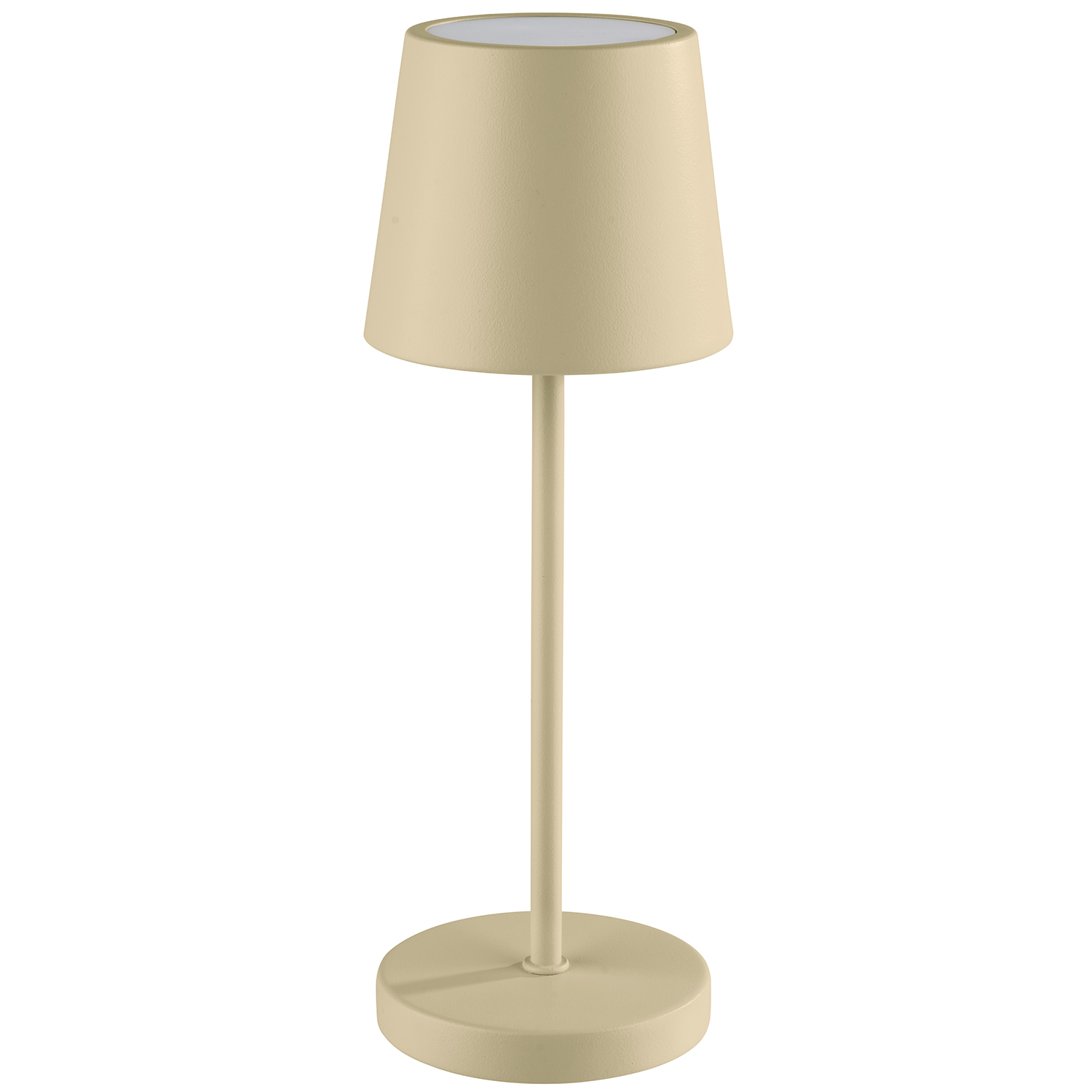 lampa stolná MERLE MINI, kov, piesková, priemer. 9 cm, v. 25 cm