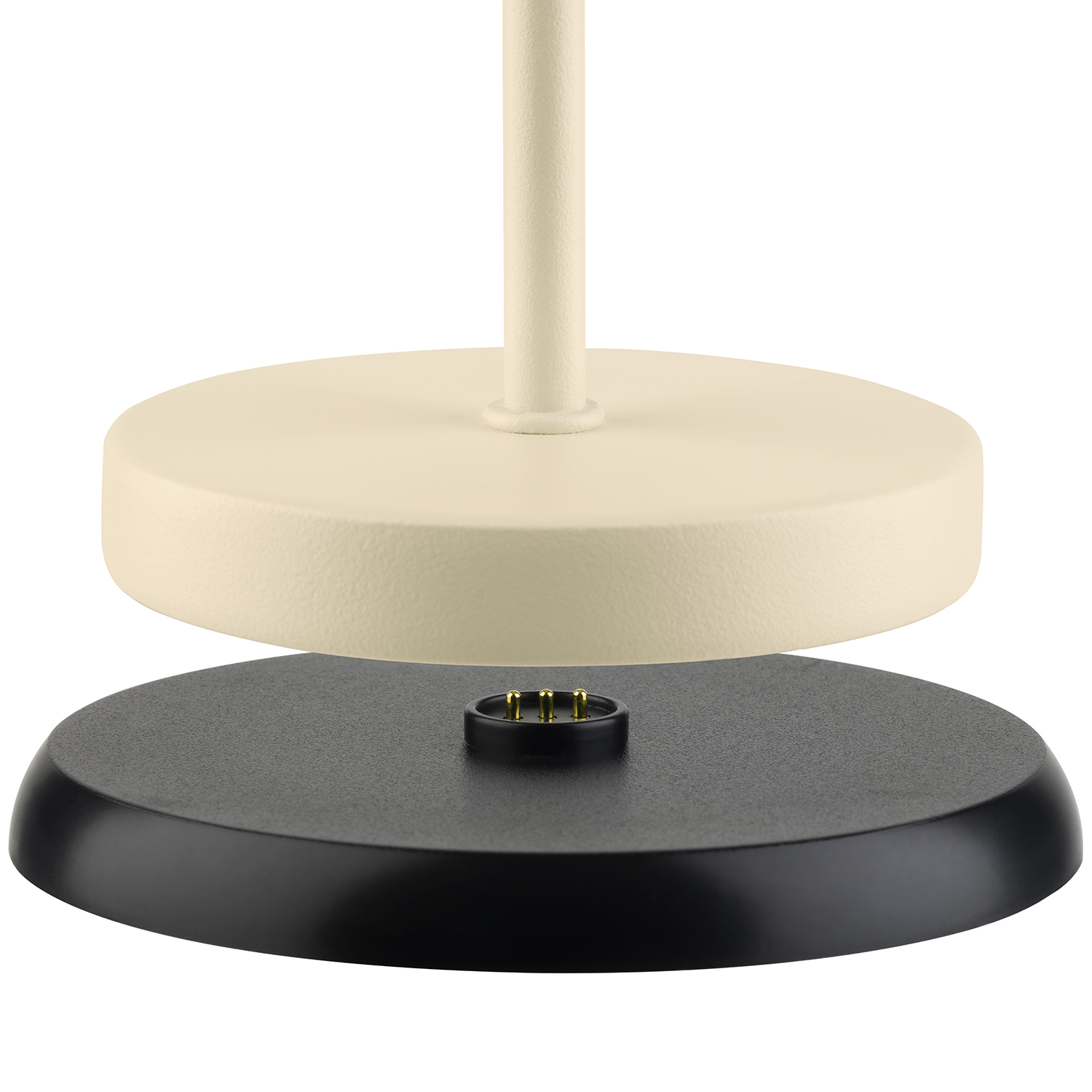 lampa stolná MERLE MINI, kov, piesková, priemer. 9 cm, v. 25 cm