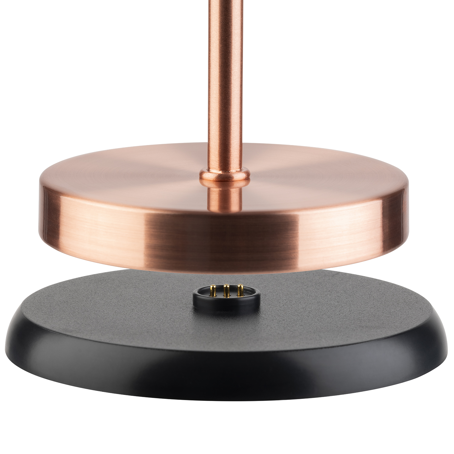 lampa stolná MERLE MINI, kov, medená, priemer. 9 cm, v. 25 cm