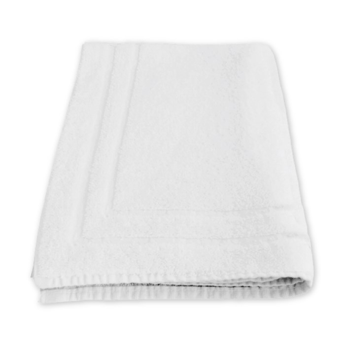 Froté predložka ARUBA / BAHAMA 50 x 70 cm, biela, 650 g/m2 - 100% organická bavlna