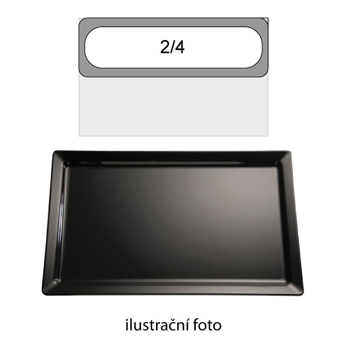 PURE tray GN 2/4, black