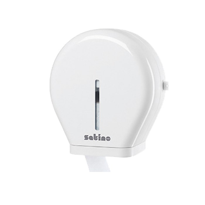 Zásobník na toaletný papier JUMBO, malý, biely plast