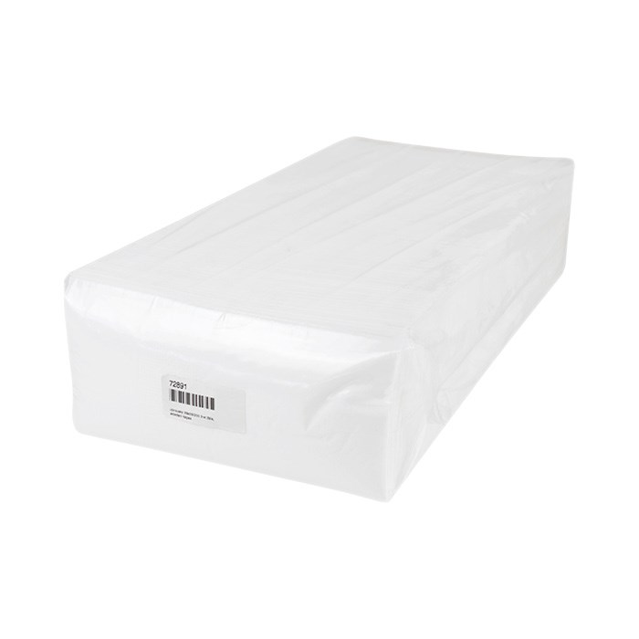 obrúsky 39x39/200 3-vr.biele, skladanie vrecko