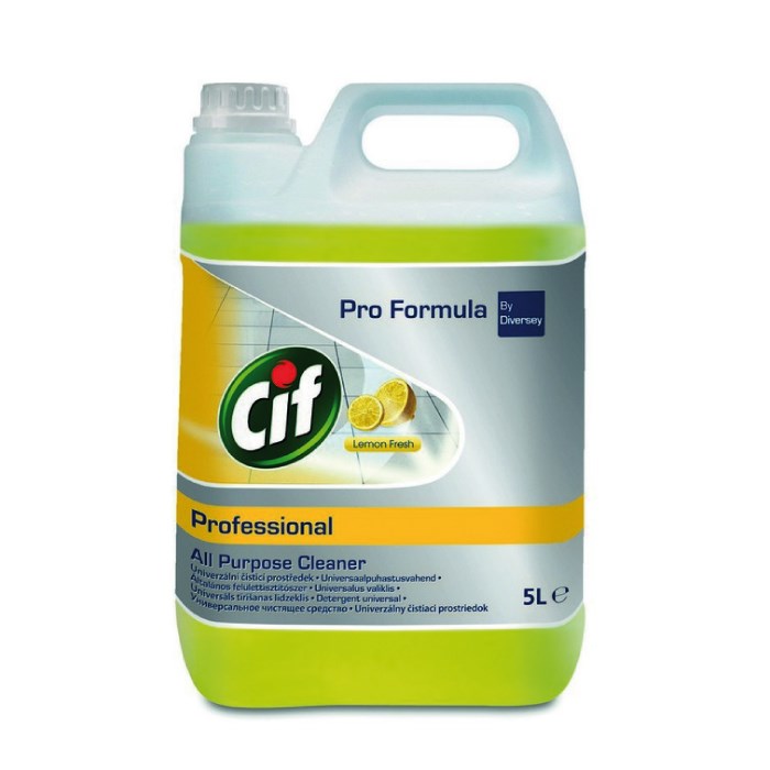 Cif Professional univerzálny čistiaci prostriedok 5 ls vôňou citróna.