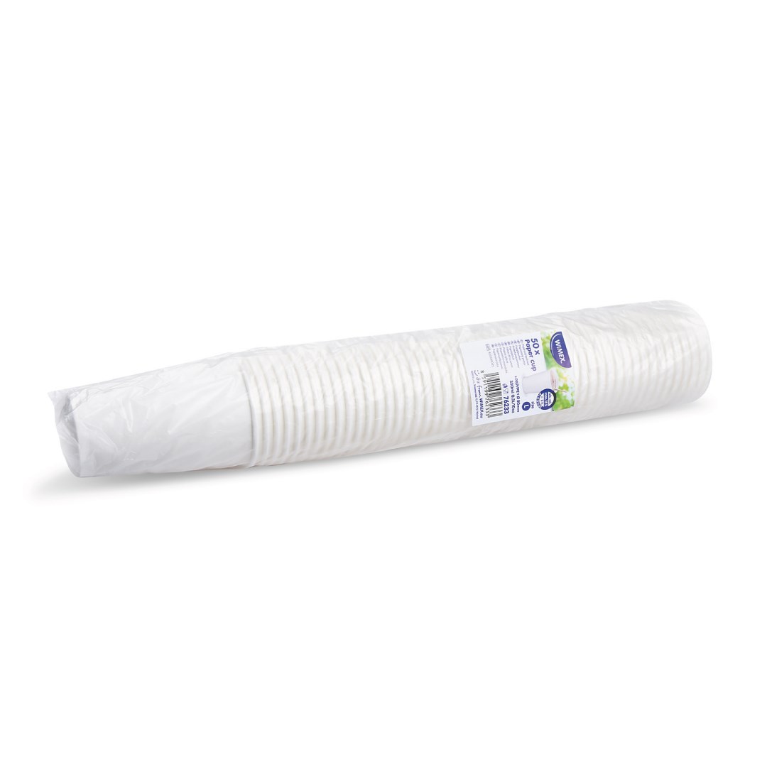kelímok papierový biely pr. 80mm 330ml, L 50ks