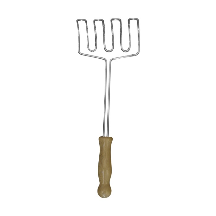 Podberák na knedle drôtený, drevené držadlo