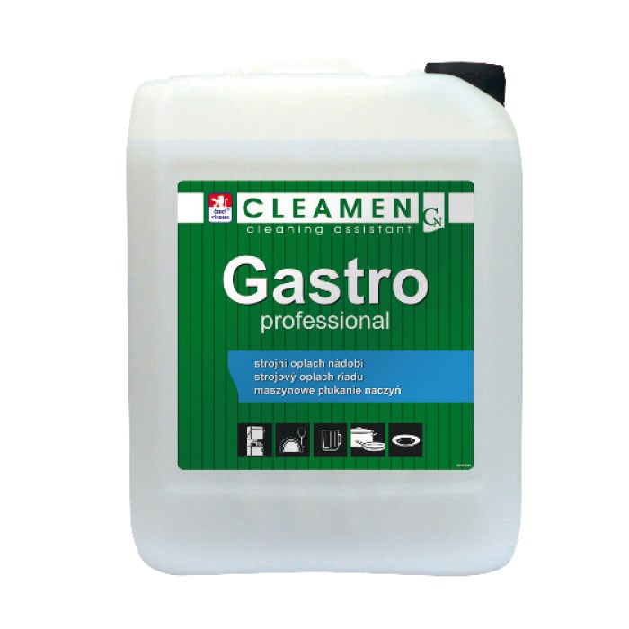 CLEAMEN GASTRO PROFESSIONAL prípravok na strojný oplach riadu 20 l
