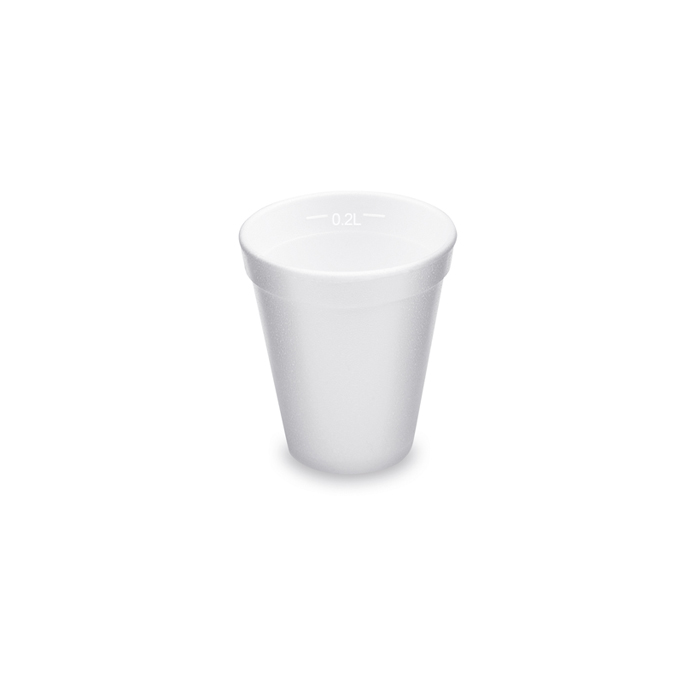 kelímek termo bílý 200ml/25 ks pěnový PS