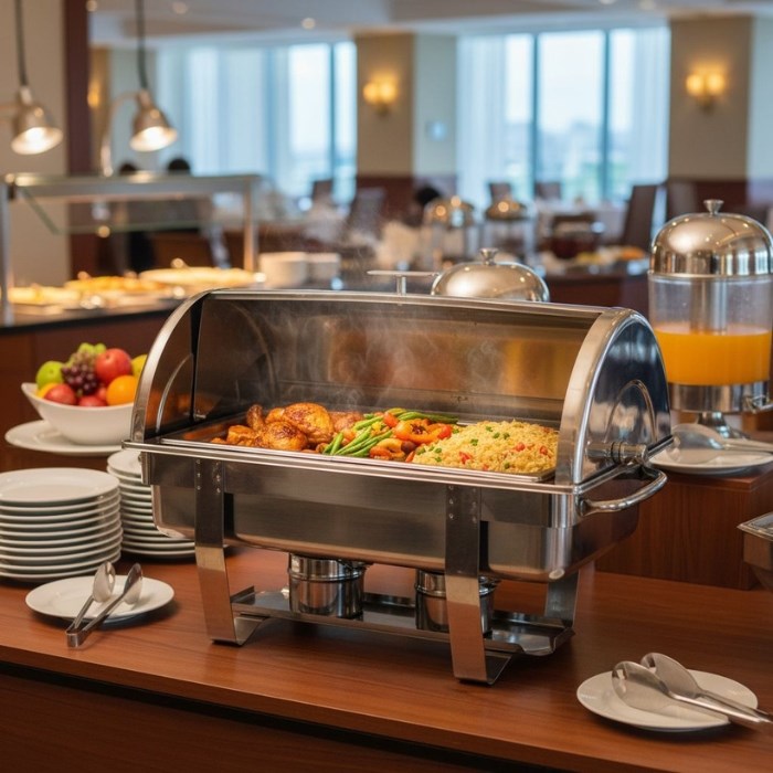 chafing dish rolltop SWISS GN 1/1, 9l