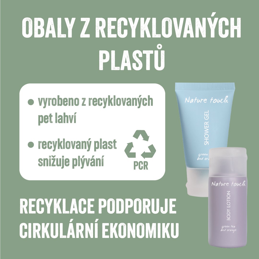 Telový a vlasový šampón NATURE TOUCH, v tube, 30 ml