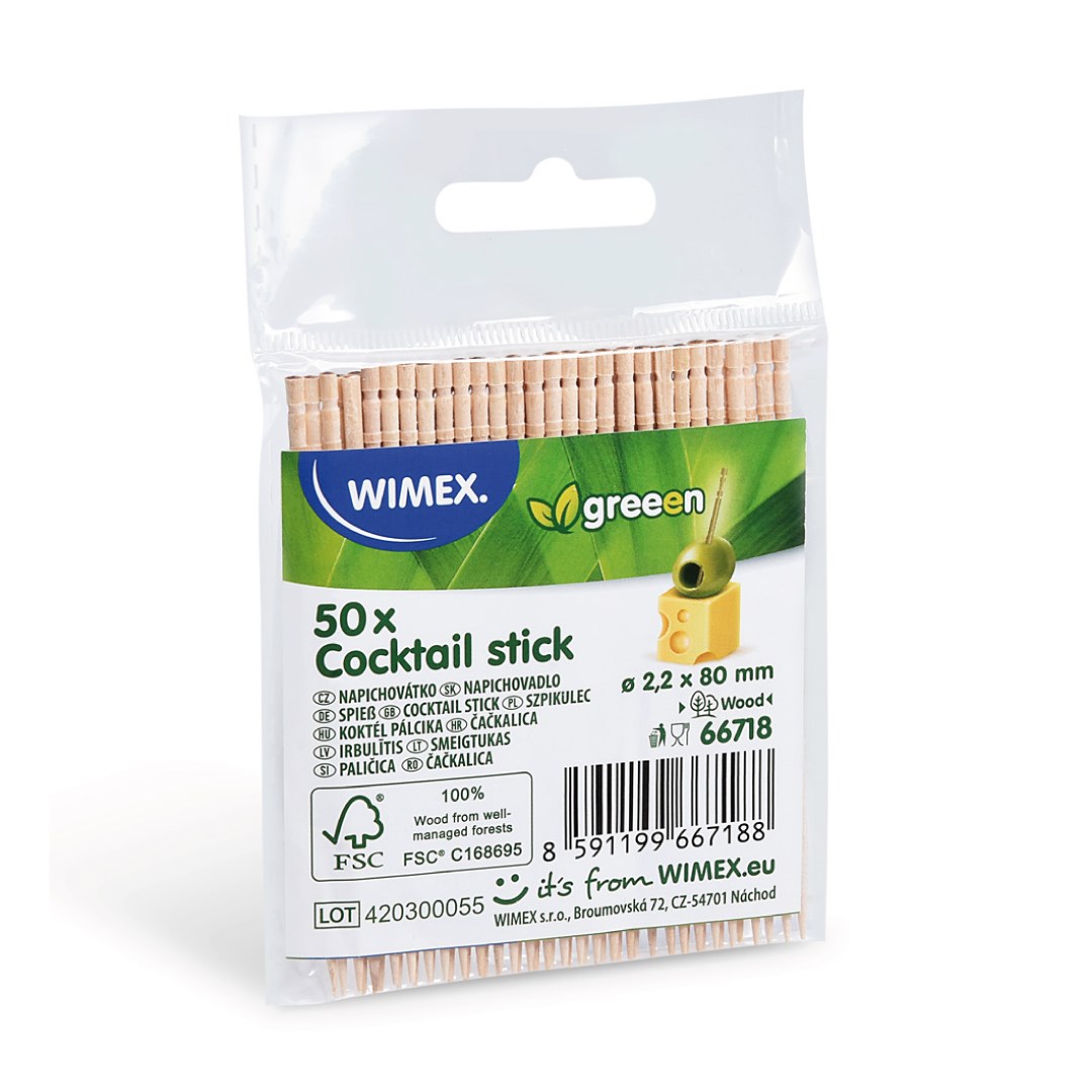 Napichovátka 8cm / 50ks drevená