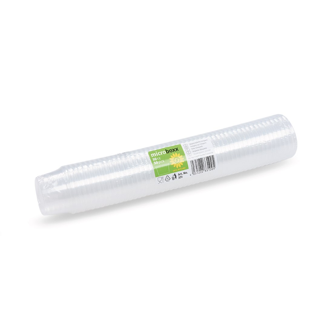 miska dresingová 30ml, 50ks průhledná (PP)