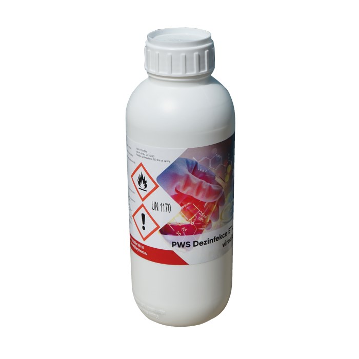 Dezinfekcia na ruky PWS ETL, Virocid 1 L