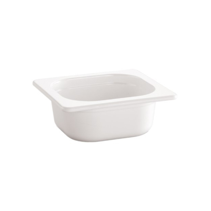 GN 1/6 Eco Line 17,6 x 16,2 x 10 cm melamín biela