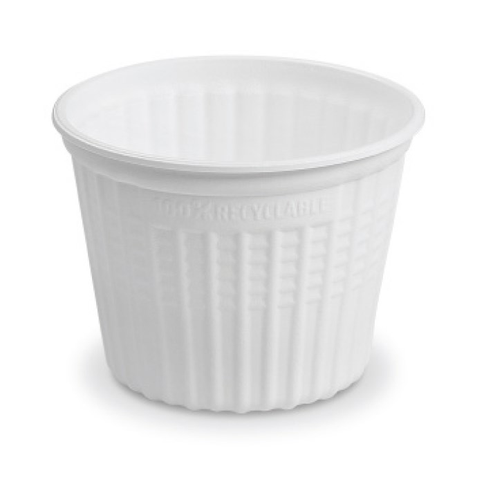 termo-miska &quot;airpac&quot; guľatá biela 500 ml, priemer. 11,5 cm /25 ks (XPP)