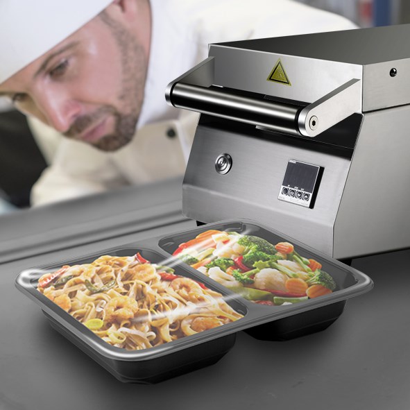 miska zatavovacia 227x178x40mm, 50ks 2-dielna čierna (PP)