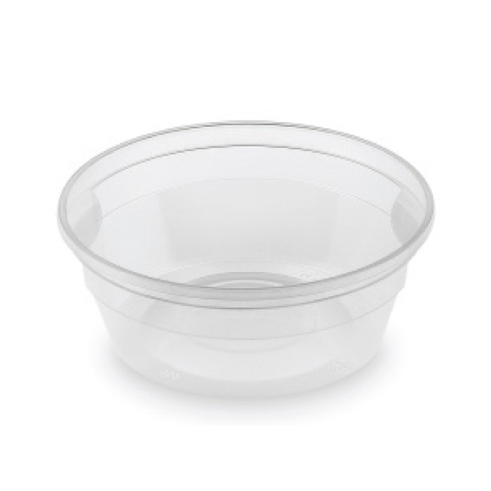 miska polievková zatavovacia 350ml, pr.127mm, 50ks priehľadná (PP)