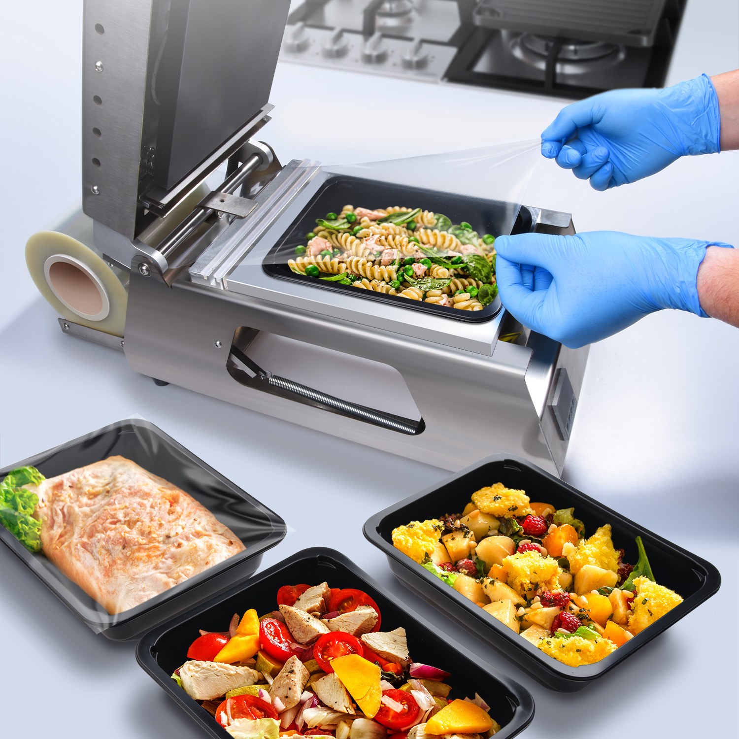 Zatavovacia fólia, priehľadná, 18,5 cm x 250 m / 2 ks