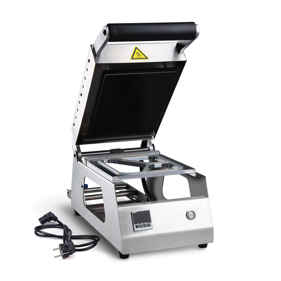 Zatavovací stroj pre PP misky