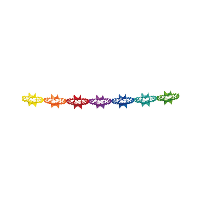 Papierová girlanda, š. 17 cm, 4 m