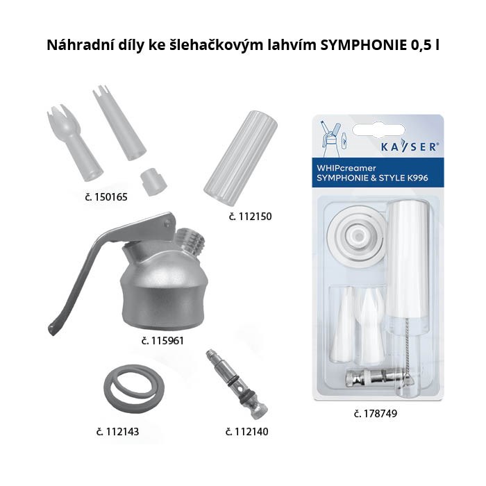 Náhradný piest pre fľaše SYMPHONIE a STYLE č. K513A