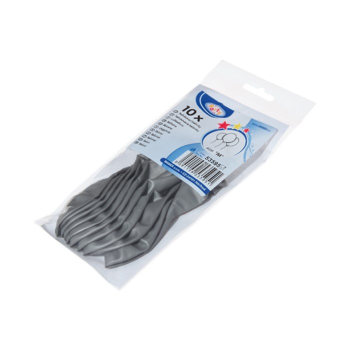 Balons 10pcs silver