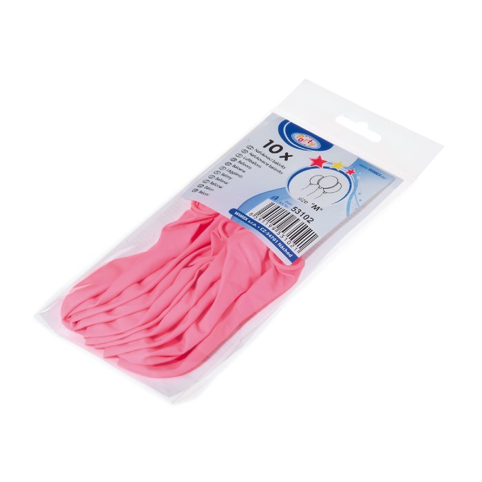 inflatable balloons M 10pcs pink