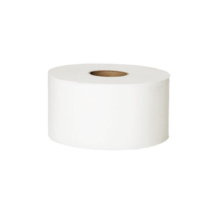 Toaletný papier JUMBO, T2, 1vrstvový, 188 mm, šírka 9,7 cm, dĺžka 240 m, biely