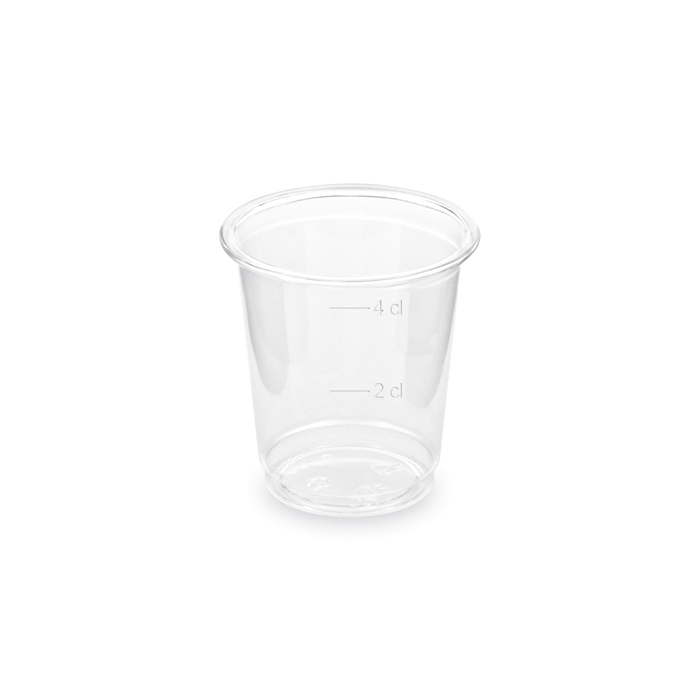 kelímok číry 2cl/4cl / 40ks (PET)
