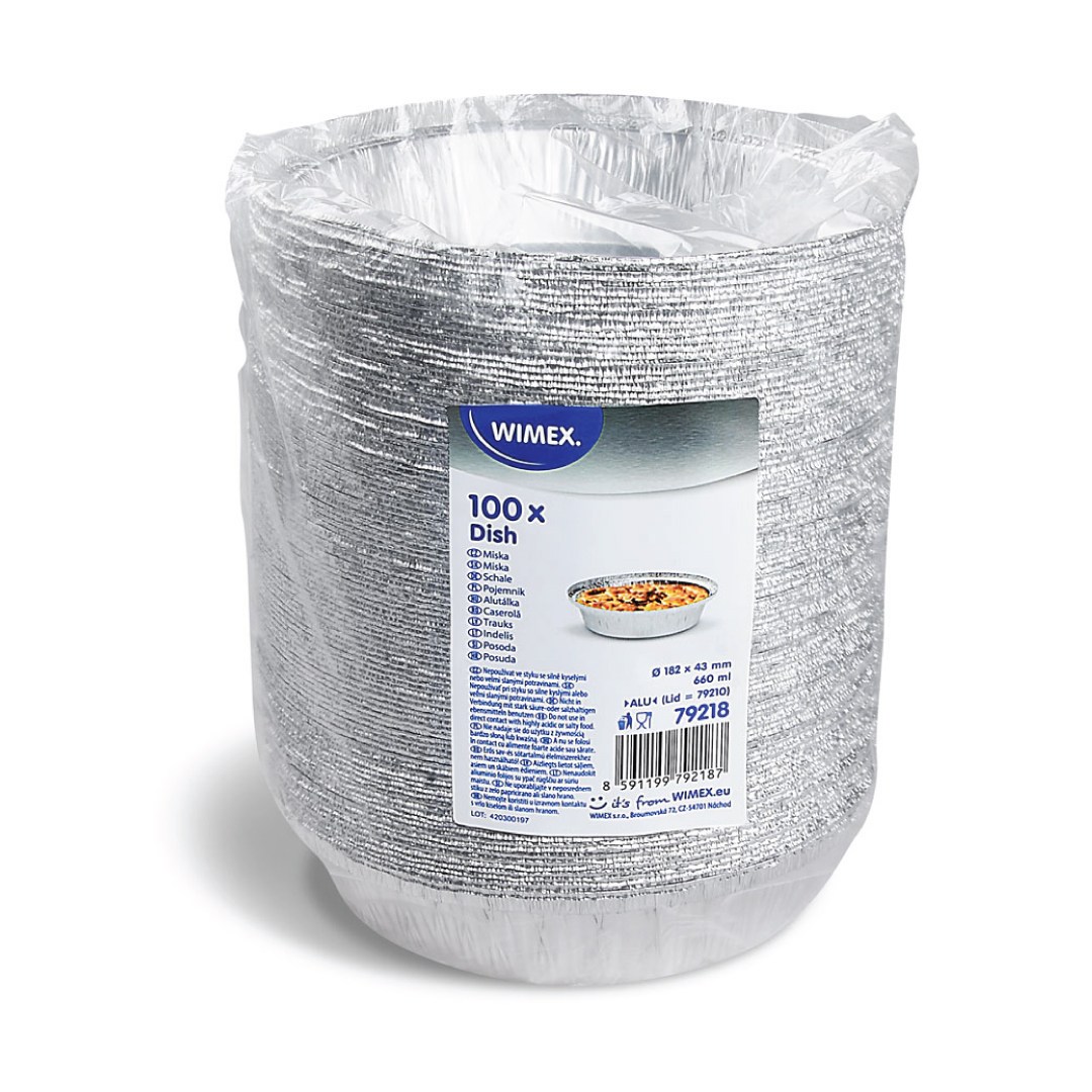 miska guľatá alu 770 ml 18,2 x 4,3 cm 100ks