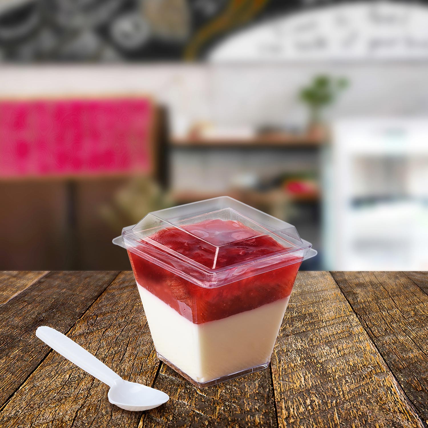 viečko pre Fingerfood kelímok 66331 (PET) 20ks