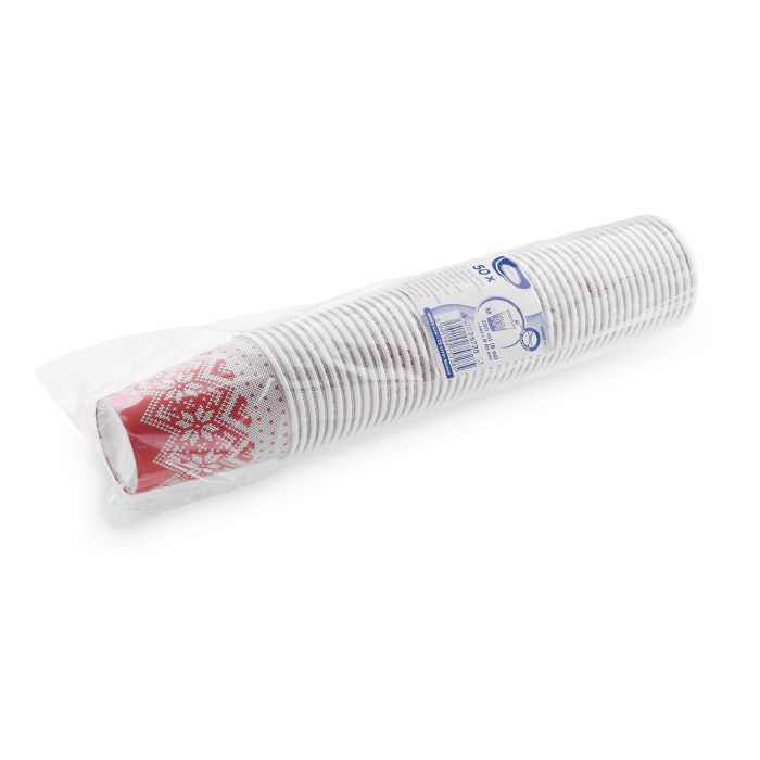 paper cup Winter season 280ml M / 50pcs (dia. 80mm)