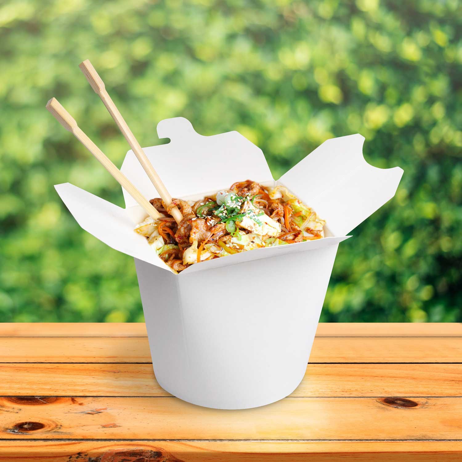 Food box, biely, 750 ml / 50 ks