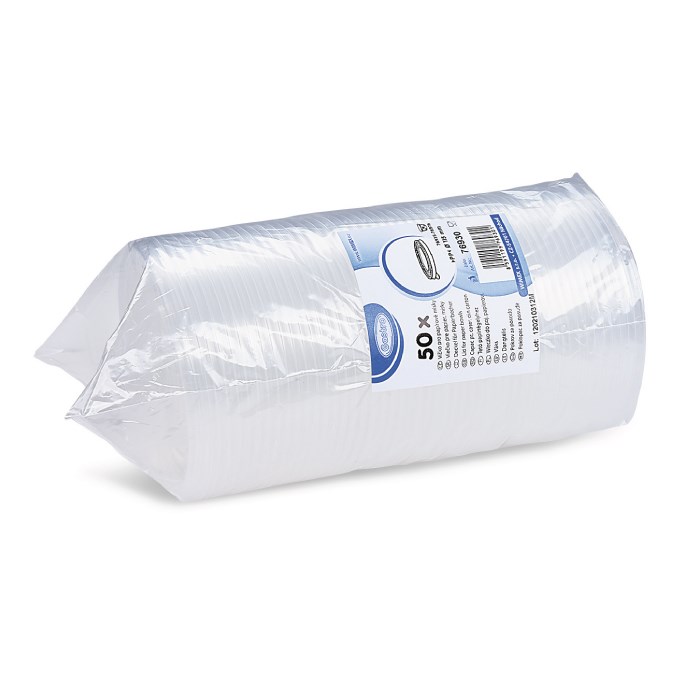 viečko pre papierové misky pr. 115 mm PP 50ks