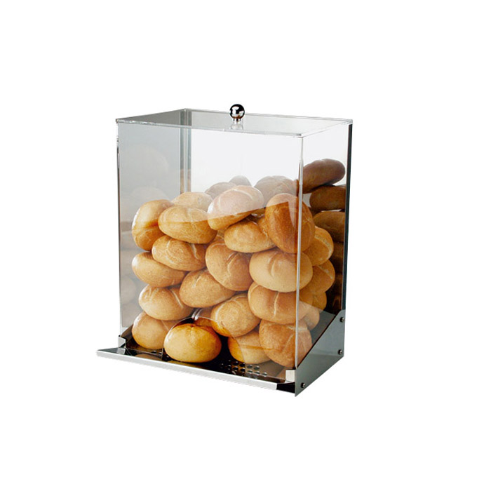 Roll dispenser -INOX-,ca. 32,5x27,5 cm, height 56 cm