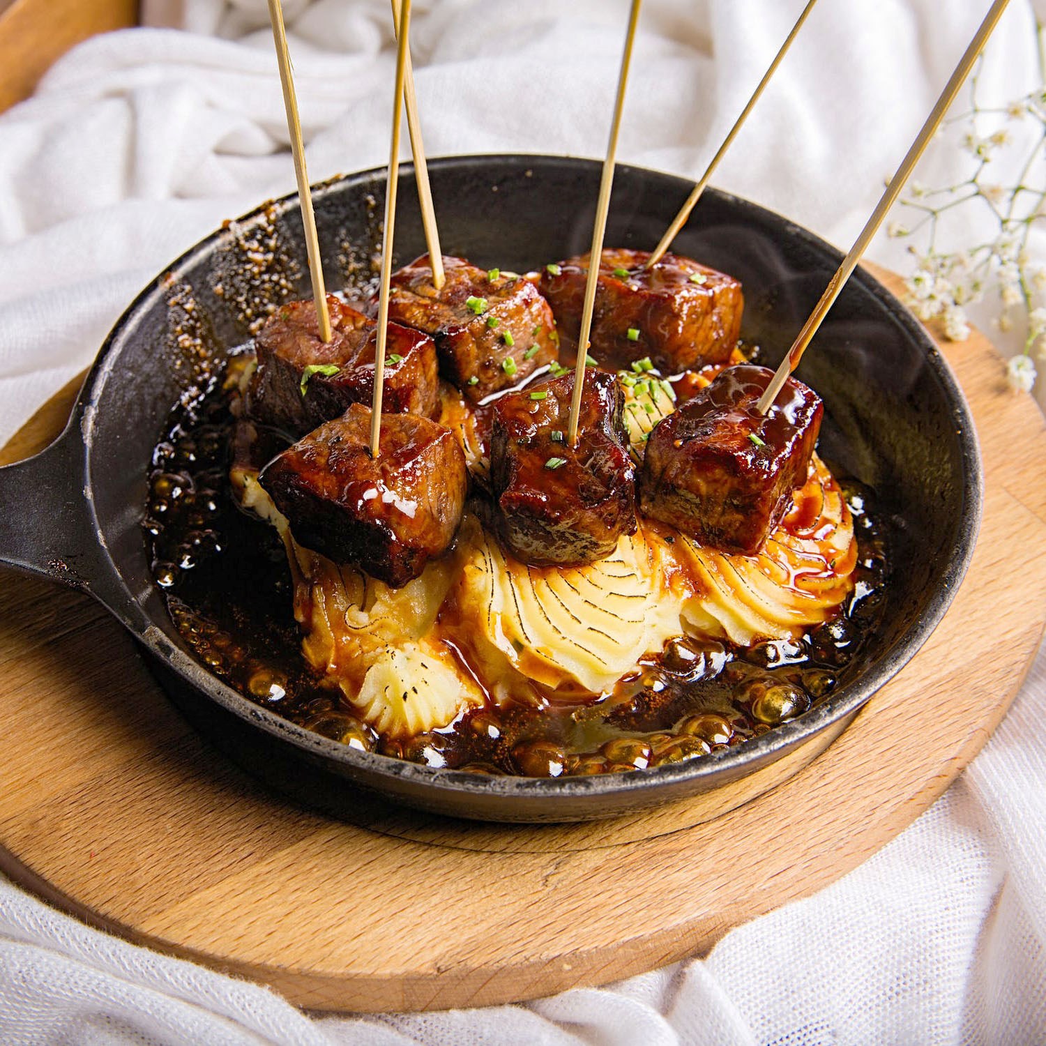 Bambusové špajle 20 cm / 200 ks hrotené