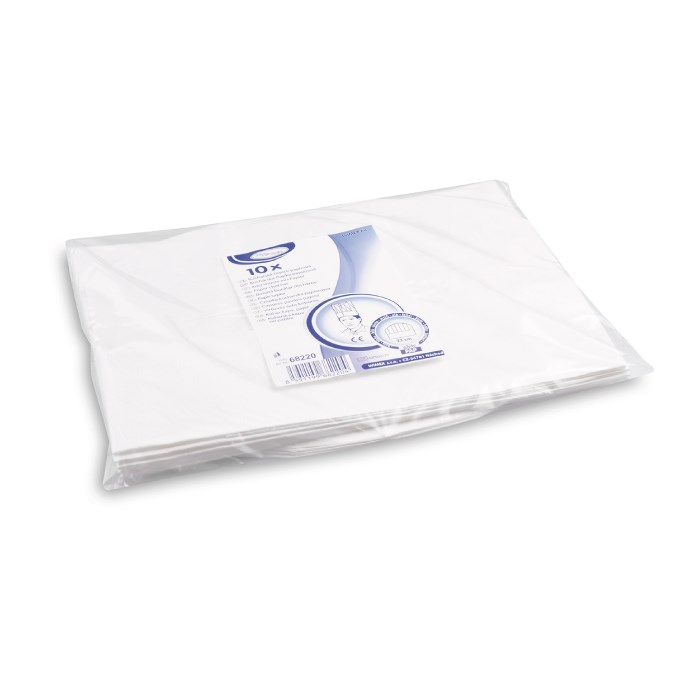 čiapka vysoké 24cm/10ks biele papier HACCP