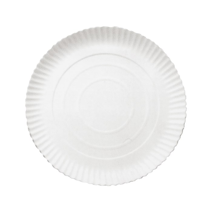 Papierový tanier plytký 23 cm, 100 ks.