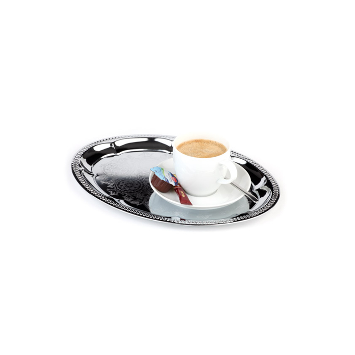 Tray 'KAFFEEHAUS',oval, ca. 30 x 22 cm