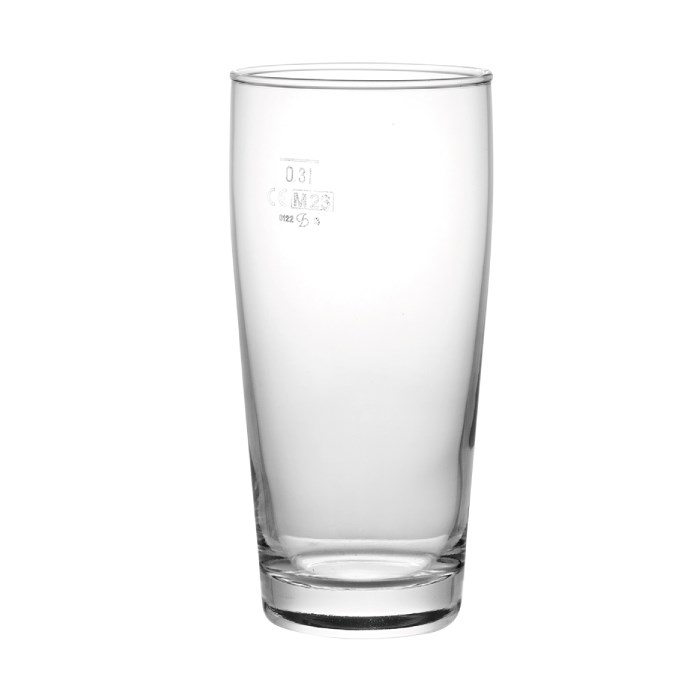 Poháre na pivo WILLY 0,3 ls ciachom